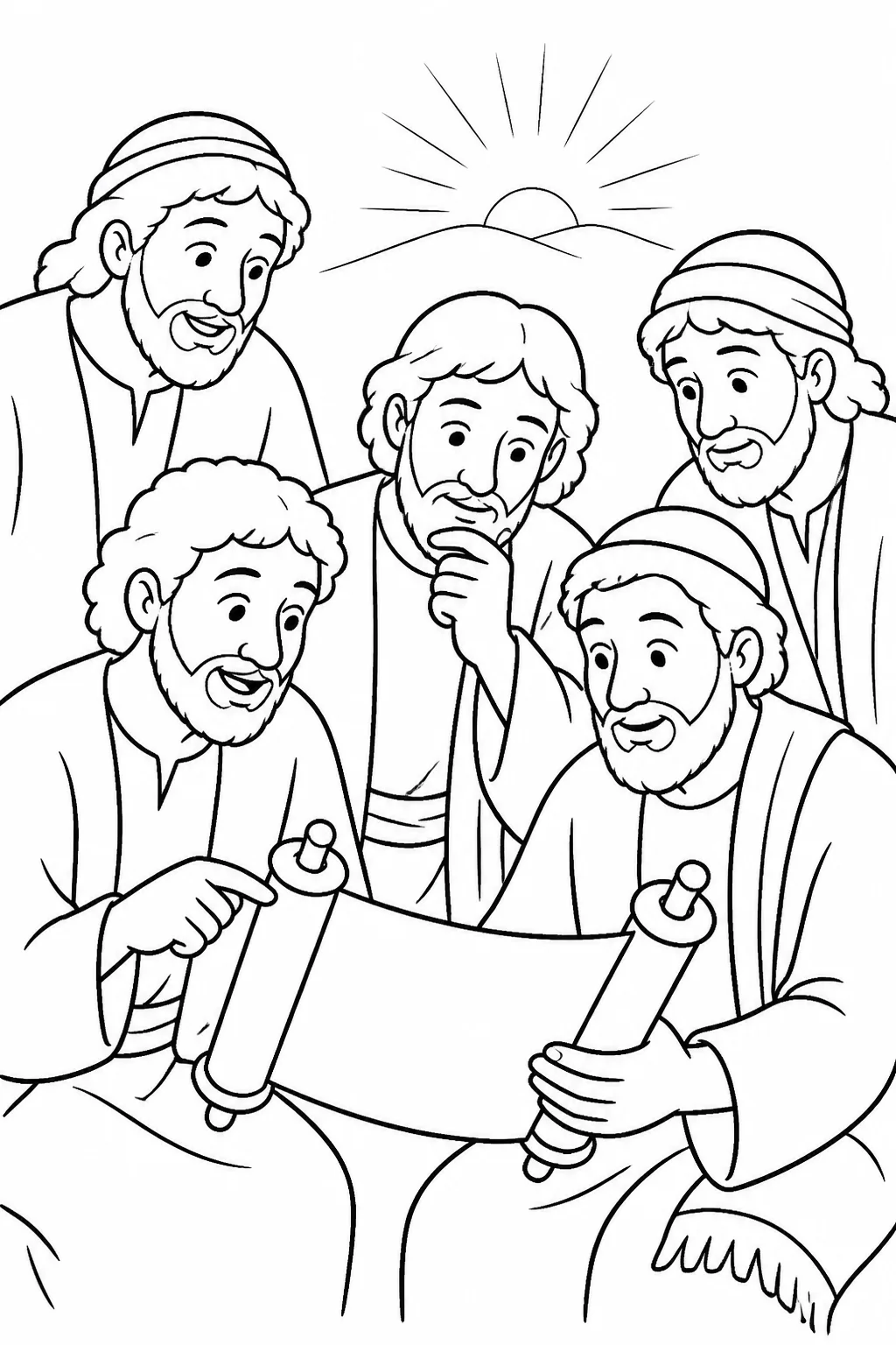 Jesus’ disciples gathered around Scripture, remembering Jesus’ words and believing after his resurrection.