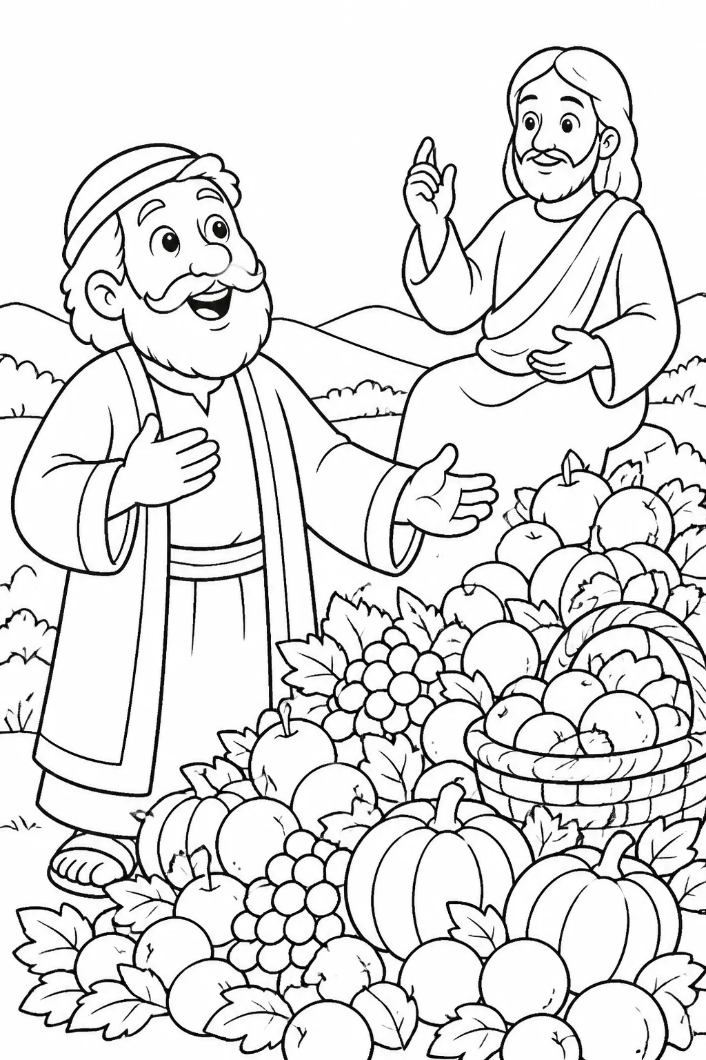 Jesus tells a parable about a rich man whose land produces an abundant harvest, illustrating the lesson about storing treasure for oneself and being rich toward God.