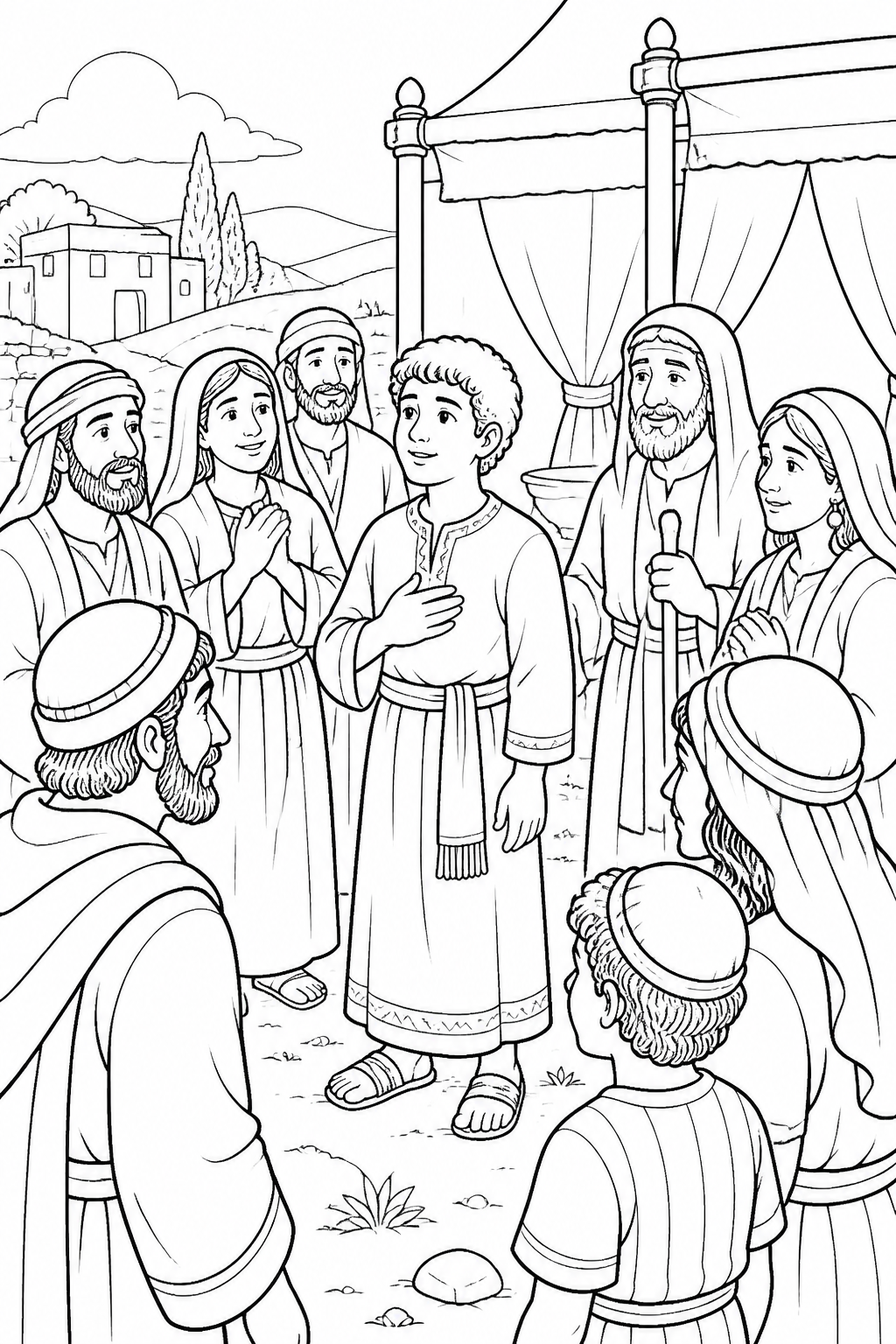 Samuel Is Recognized as a Prophet from Samuel Hears God’s Call Bible coloring page