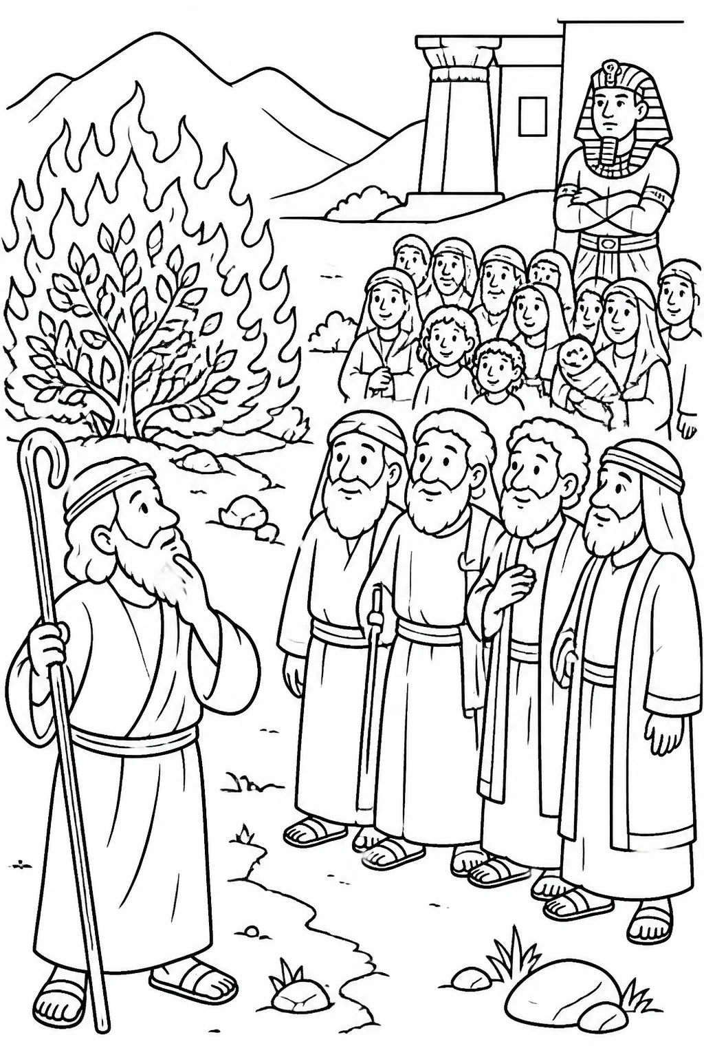 Moses receives God’s instructions to gather Israel’s elders, announce God’s promise, and ask Egypt’s king for permission for the Israelites to worship in the wilderness.