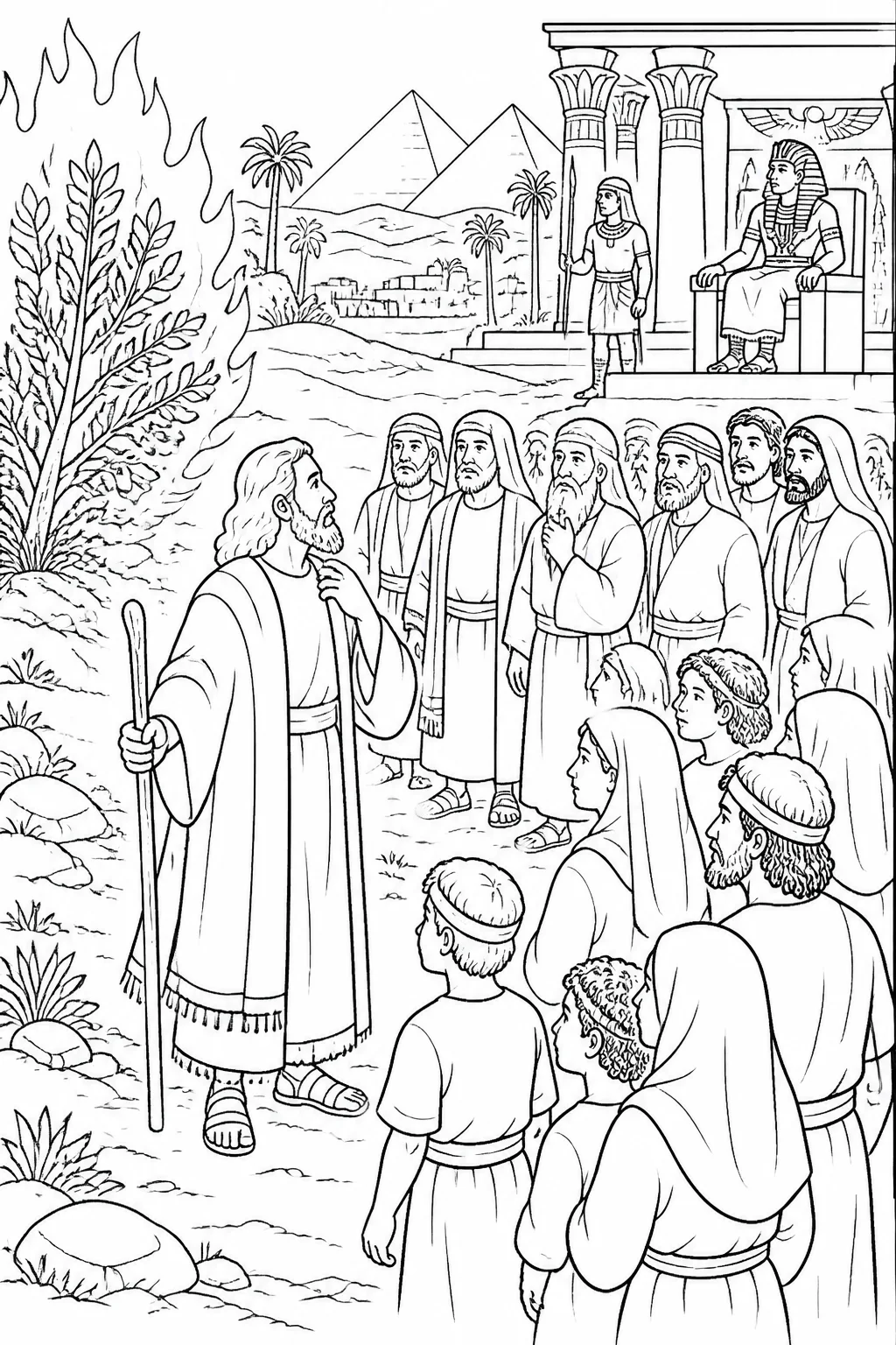 Moses receives God’s instructions to gather Israel’s elders, announce God’s promise, and ask Egypt’s king for permission for the Israelites to worship in the wilderness.