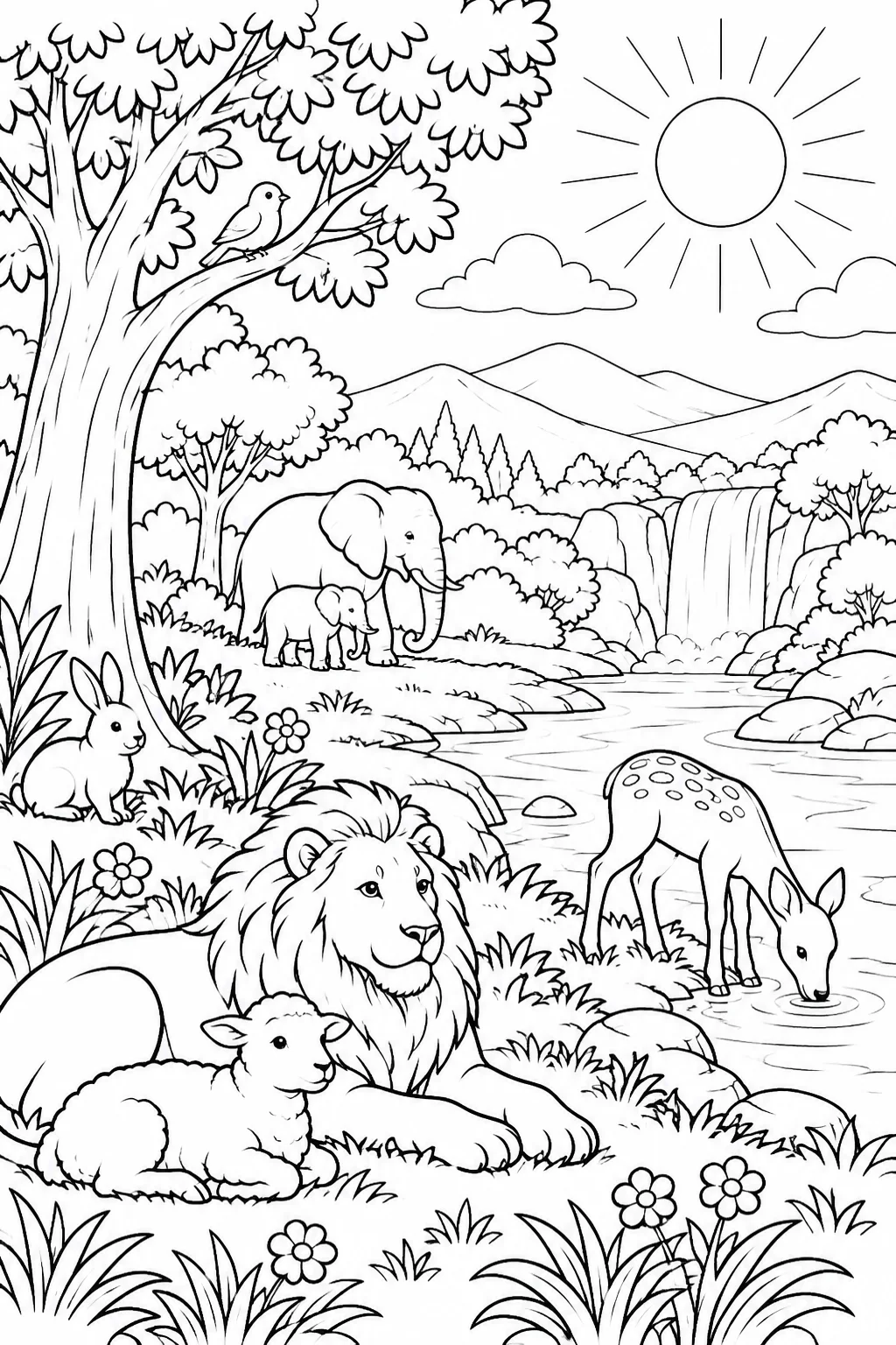 The Seventh Day Bible coloring page